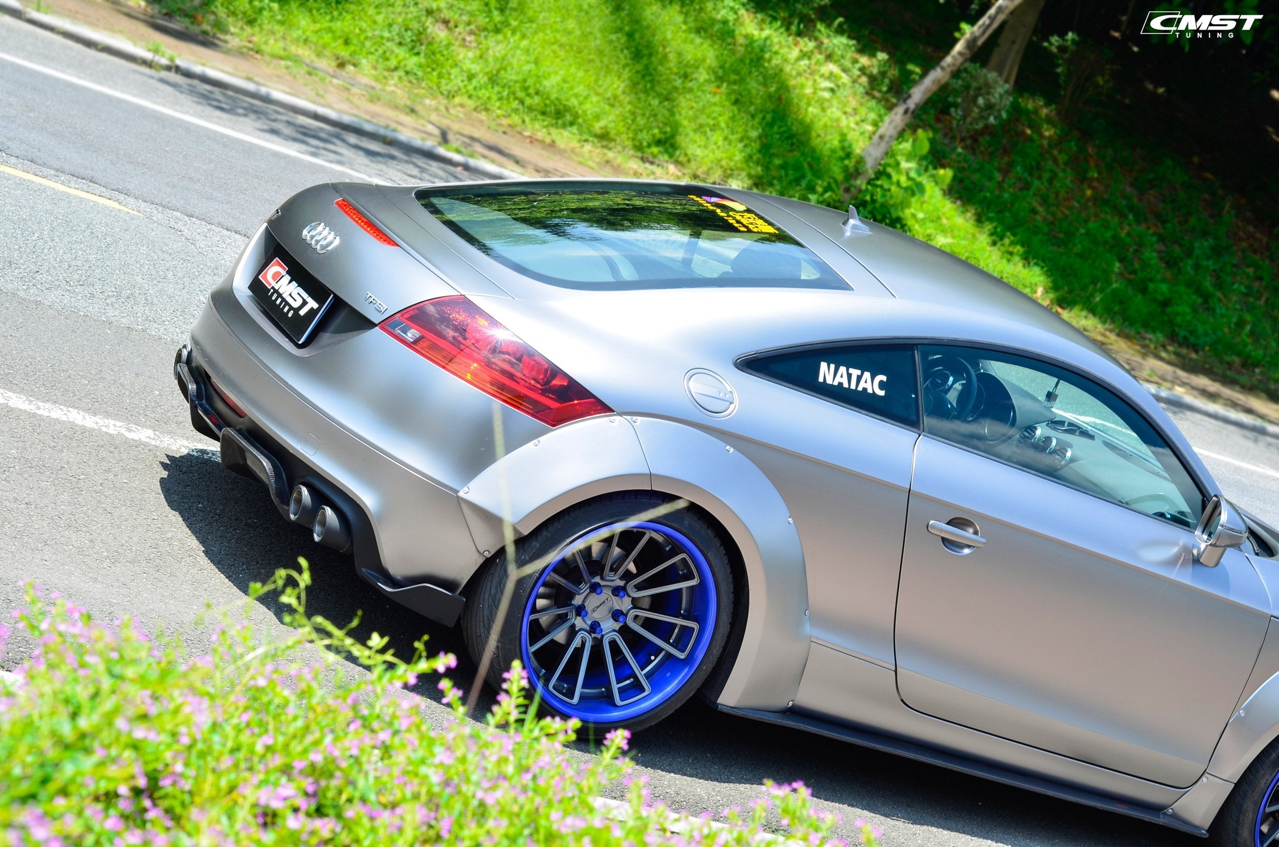 CMST Carbon Fiber Widebody Wheel Arches For Audi TT MK2 8J 2011-2015