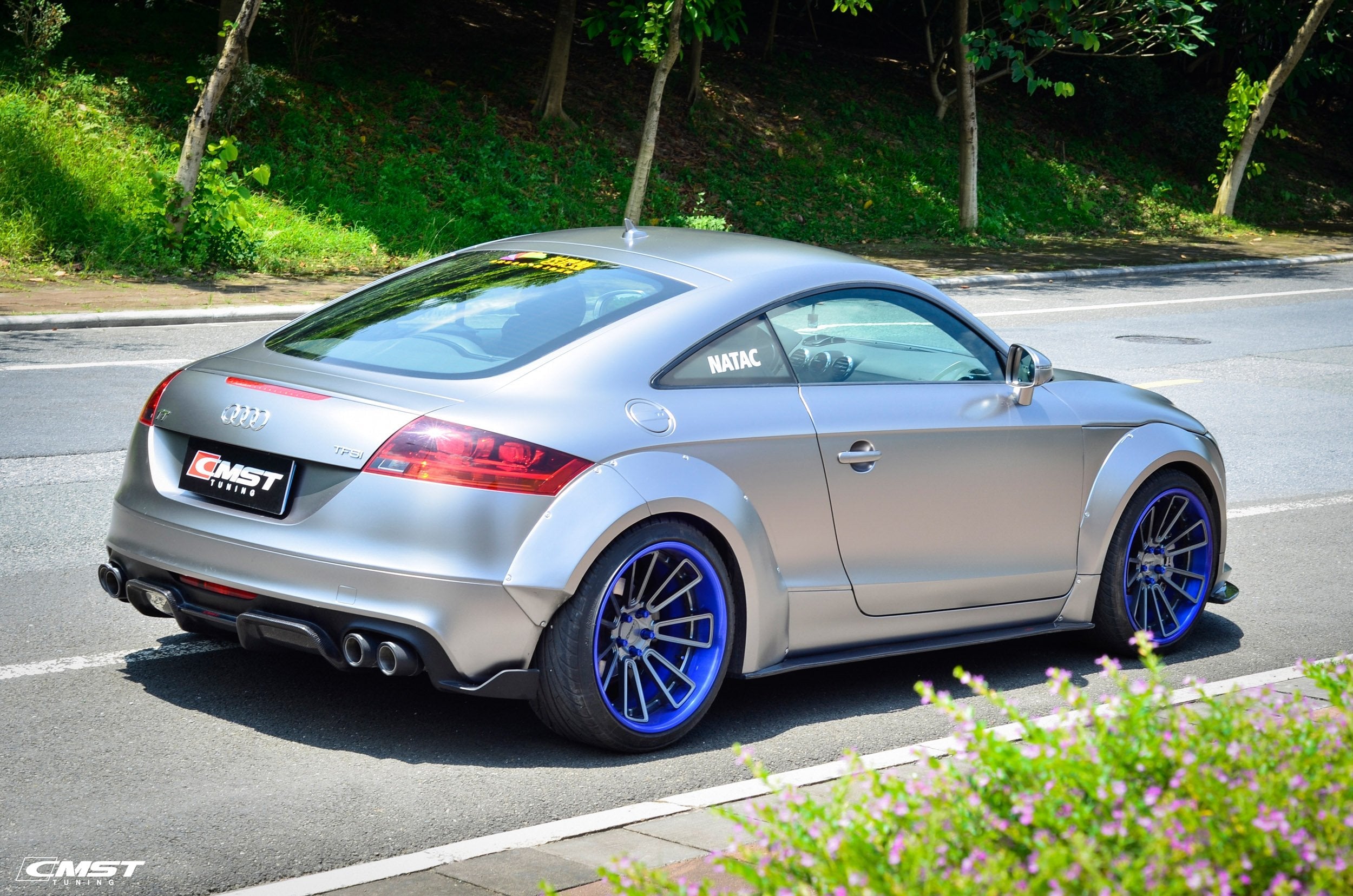 CMST Carbon Fiber Widebody Wheel Arches For Audi TT MK2 8J 2011-2015