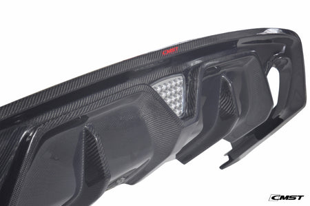 CMST Carbon Fiber Rear Diffuser Style B for Ford Mustang 2015-2017