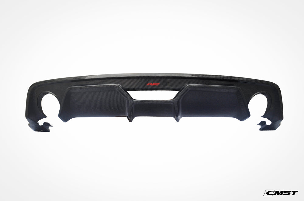 CMST Carbon Fiber Rear Diffuser Style A for Ford Mustang 2015-2017