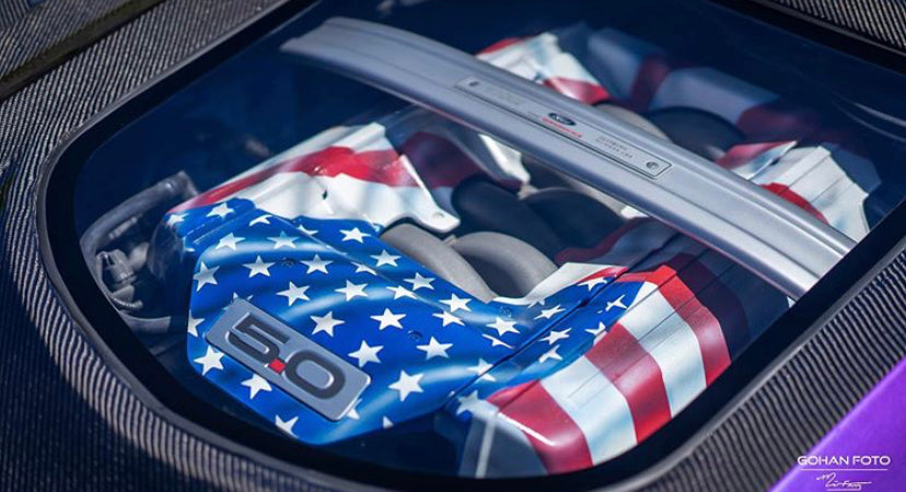 CMST Carbon Fiber Glass Transparent Hood for Ford Mustang S550.1 2015- 2017