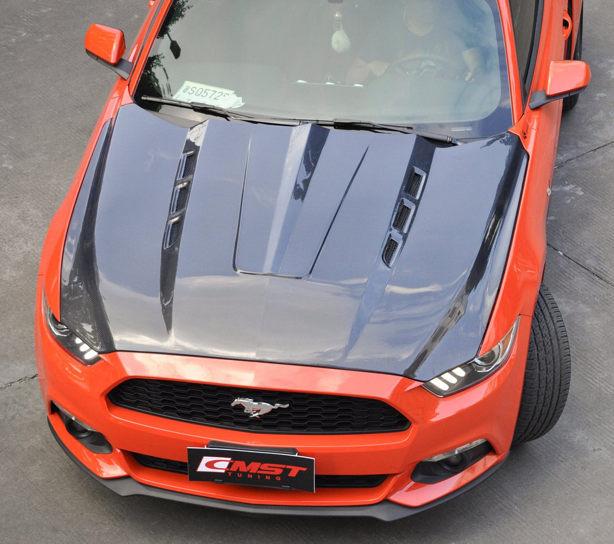 CMST Carbon Fiber Hood Ver.2 for Ford Mustang S550.1 2015-2017