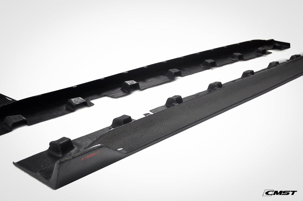 CMST Carbon Fiber Side Skirts for Ford Mustang S550.1 2015- 2017