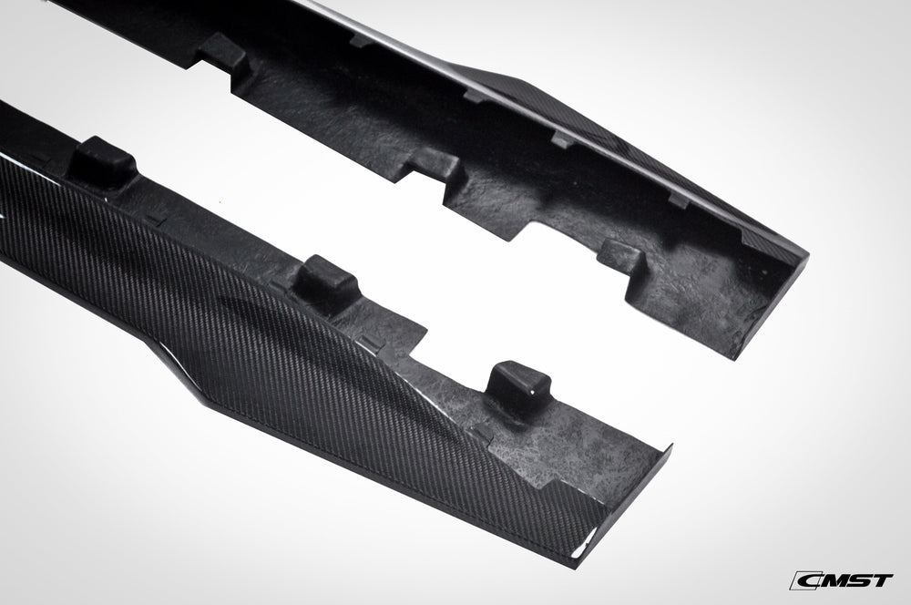 CMST Carbon Fiber Side Skirts for Ford Mustang S550.1 2015- 2017