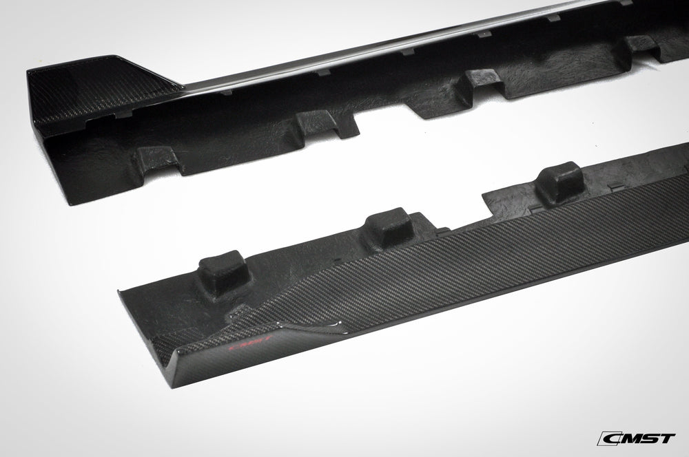 CMST Carbon Fiber Side Skirts for Ford Mustang S550.1 2015- 2017