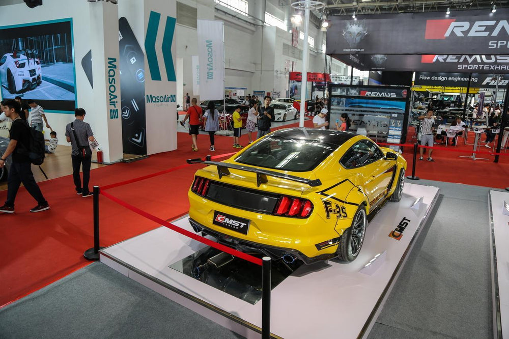 CMST Carbon Fiber Side Skirts for Ford Mustang S550.1 2015- 2017