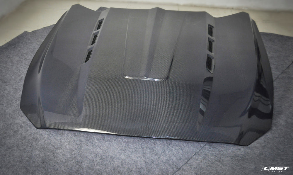 CMST Carbon Fiber Side Skirts for Ford Mustang S550.1 2015- 2017