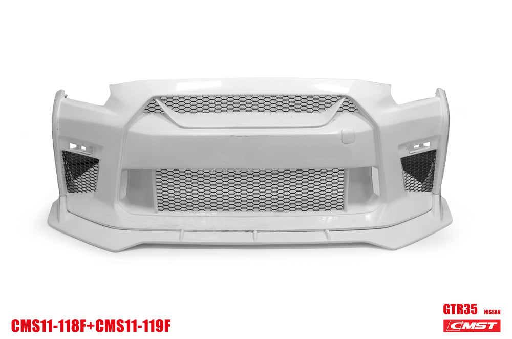 CMST Stage 2 Front Bumper & Front Lip for Nissan GTR GT-R R35 2008-2016 Facelift Conversion Kit