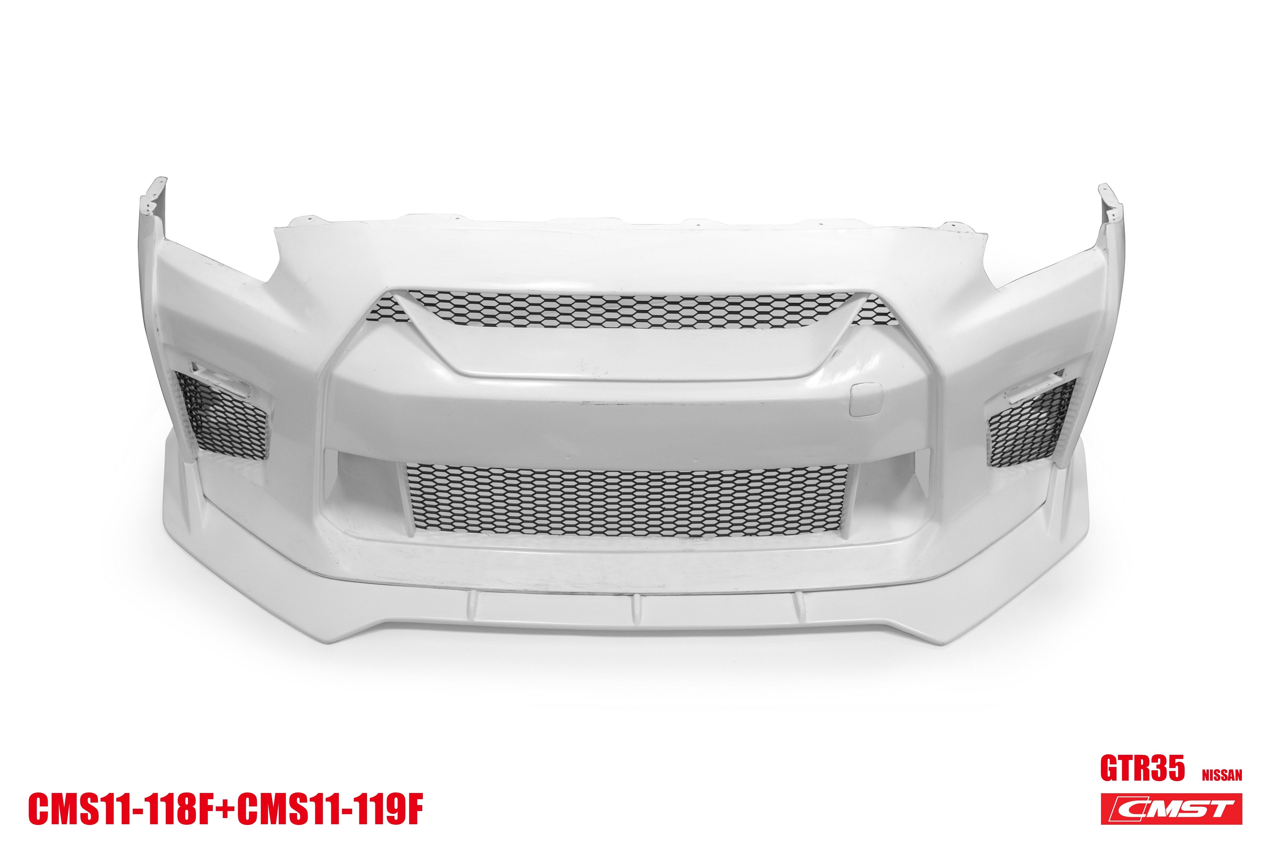 CMST Stage 2 Front Bumper & Front Lip for Nissan GTR GT-R R35 2008-2016 Facelift Conversion Kit