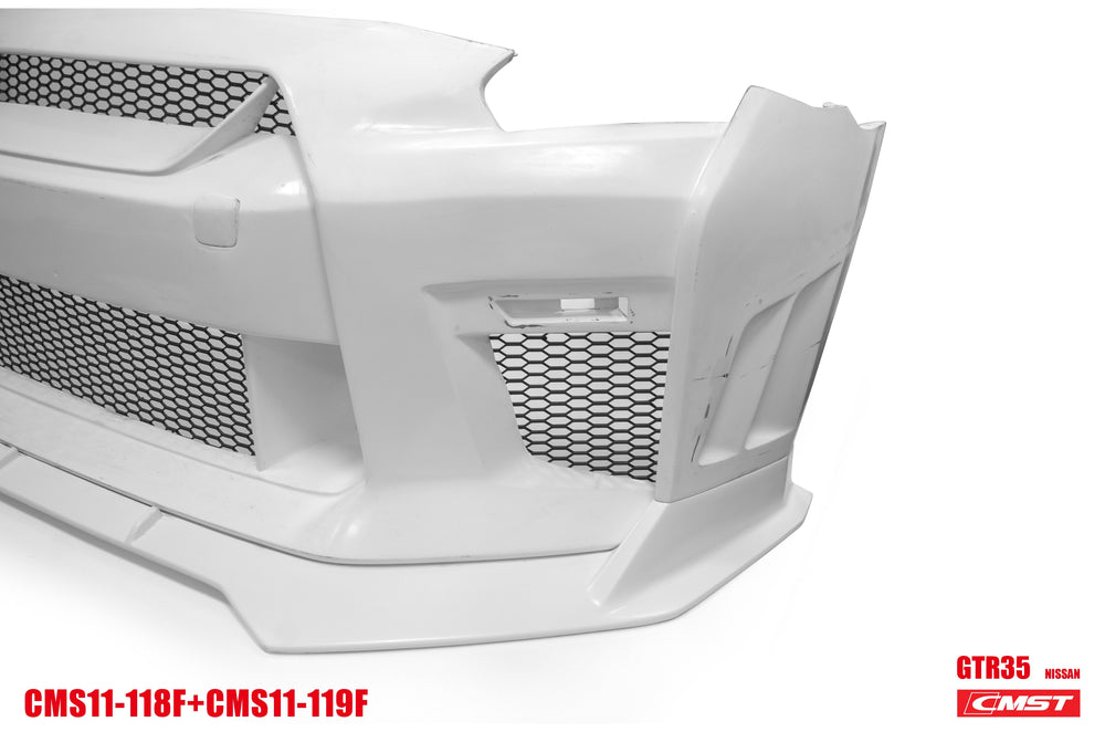 CMST Stage 2 Front Bumper & Front Lip for Nissan GTR GT-R R35 2008-2016 Facelift Conversion Kit