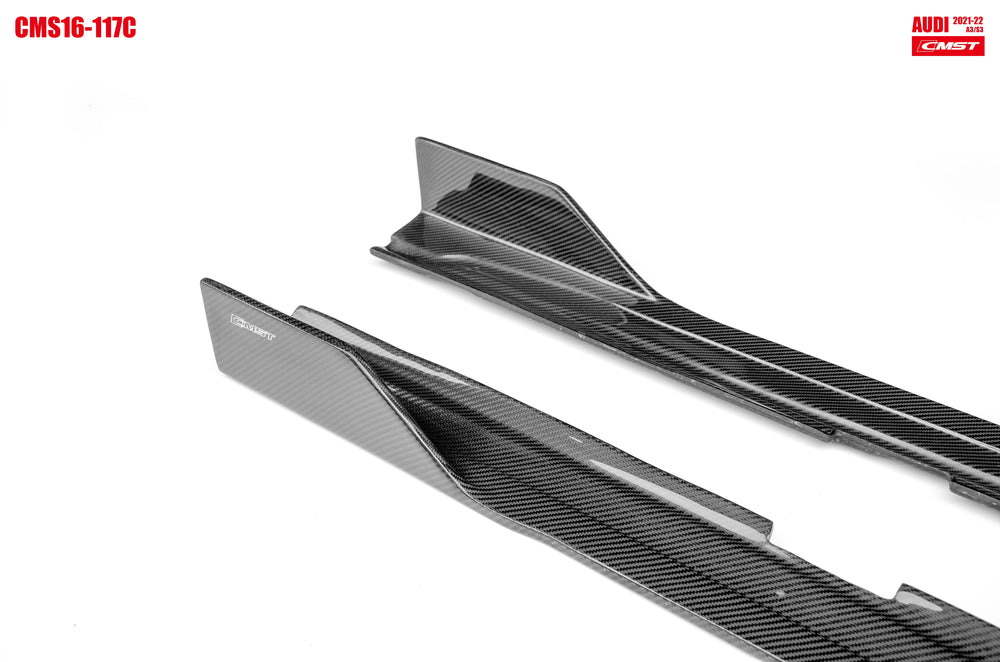CMST Carbon Fiber Side Skirts for Audi S3 A3 8Y 2021-ON