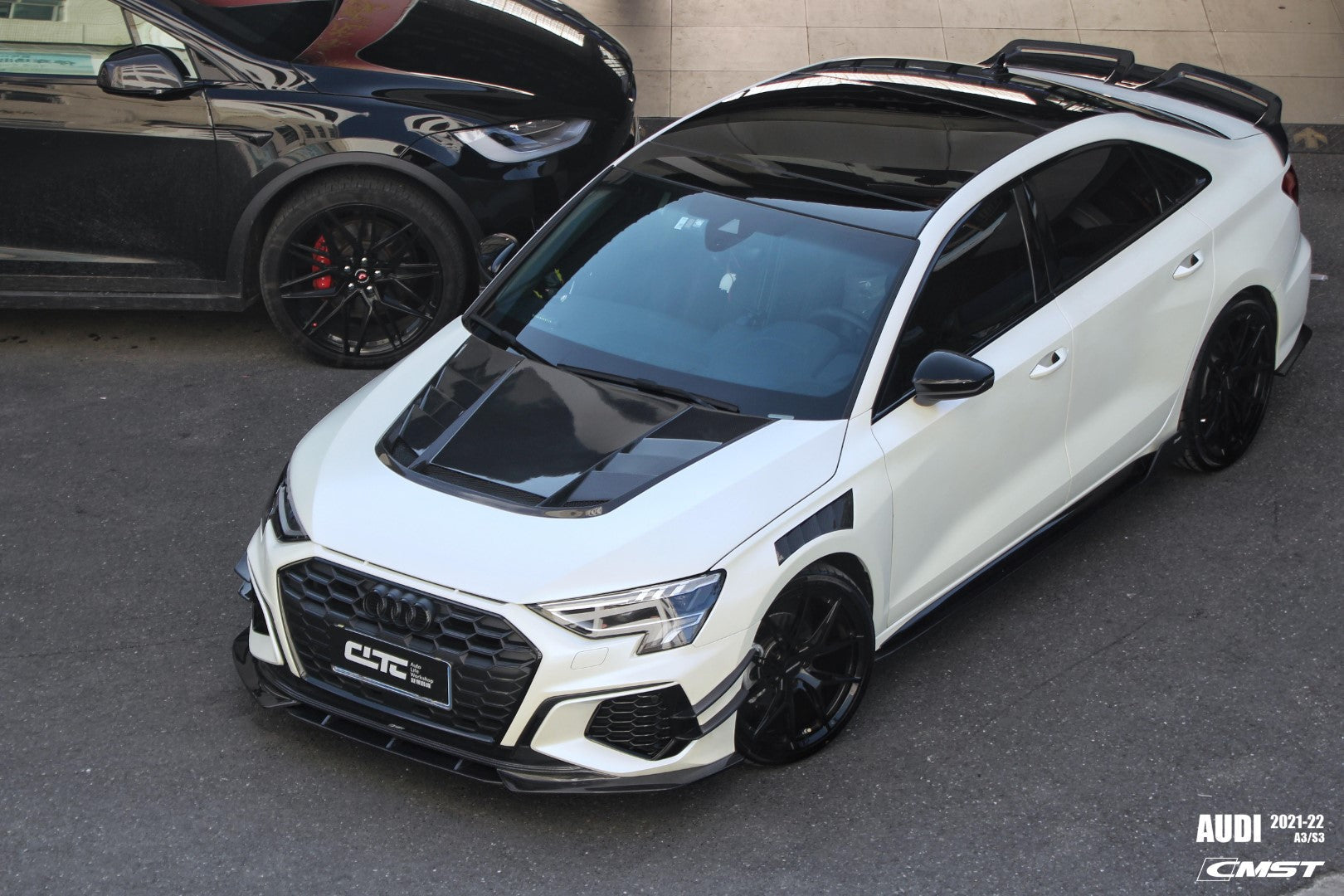 CMST Pre-preg Carbon Fiber Front Fenders Replacement for Audi S3 A3 8Y 2021-ON