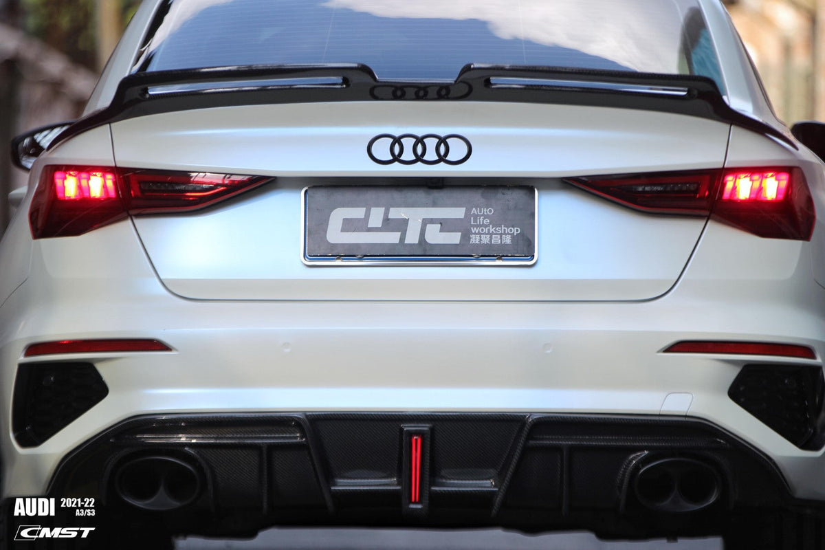 CMST Carbon Fiber Rear Diffuser for Audi S3 A3 8Y 2021-ON