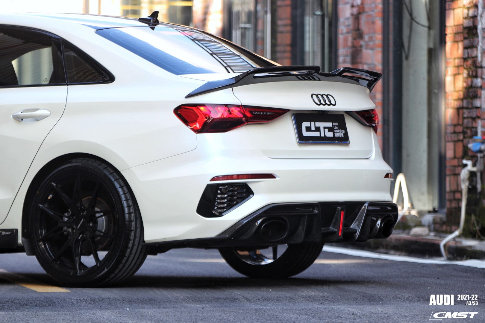 CMST Carbon Fiber Rear Diffuser for Audi S3 A3 8Y 2021-ON