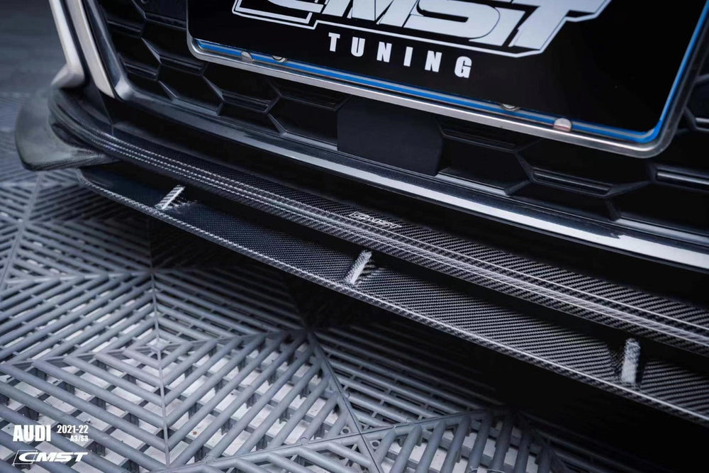 CMST Carbon Fiber Front Lip Splitter for Audi S3 A3 8Y 2021-ON