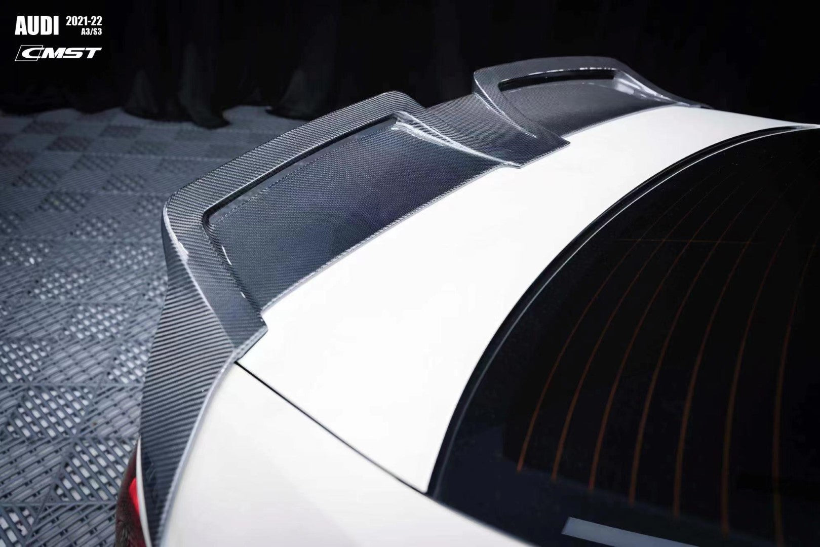 CMST Carbon Fiber Rear Spoiler V1 for Audi RS3 S3 A3 8Y 2021-ON