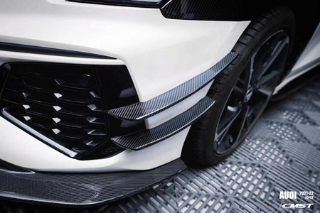 CMST Carbon Fiber Front Bumper Canards for Audi S3 A3 8Y 2021-ON