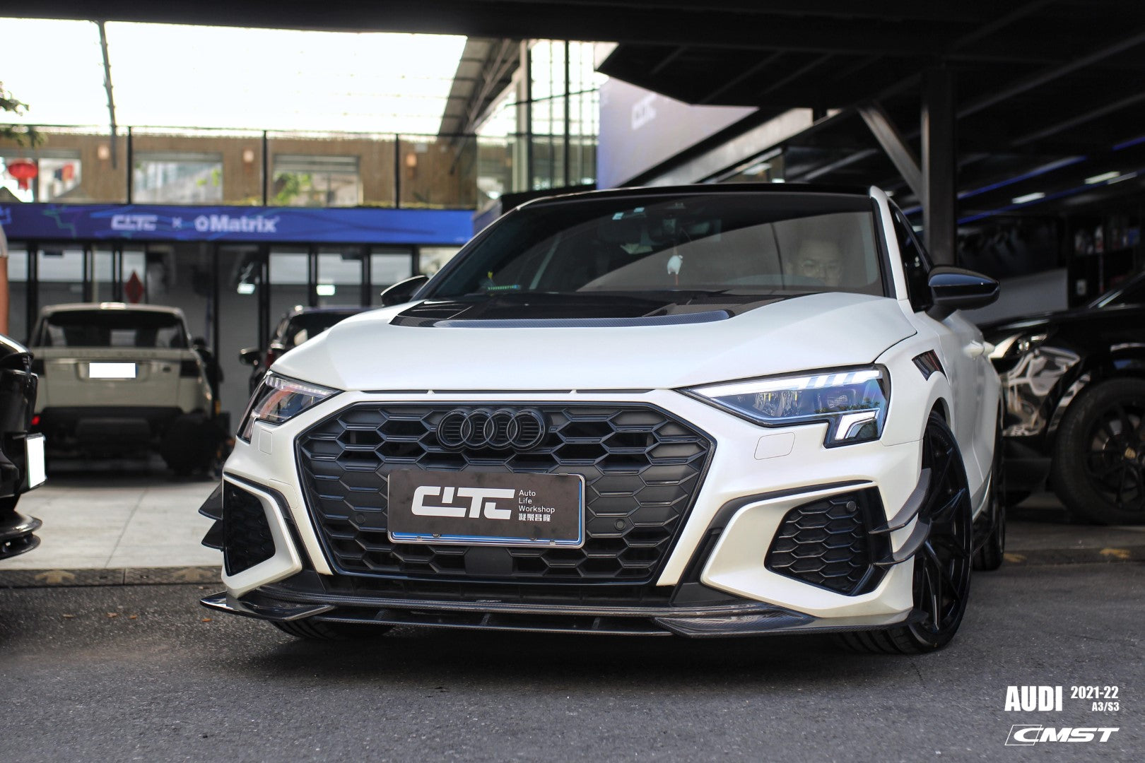 CMST Carbon Fiber Front Lip Splitter for Audi S3 A3 8Y 2021-ON
