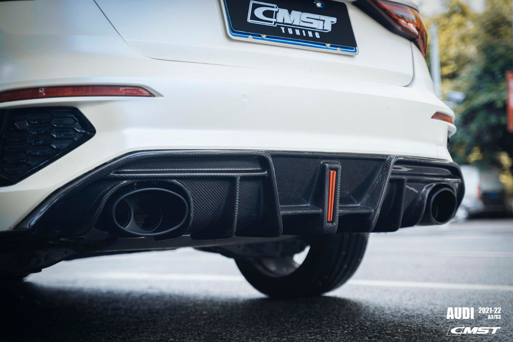 CMST Carbon Fiber Rear Diffuser for Audi S3 A3 8Y 2021-ON