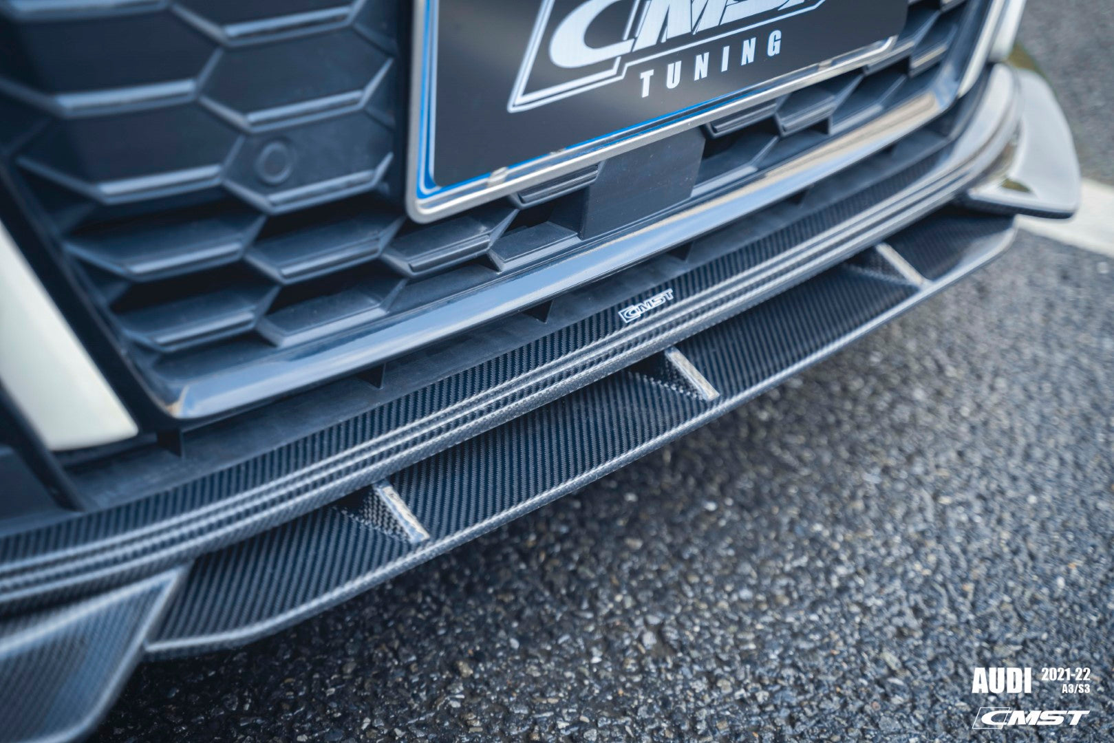 CMST Carbon Fiber Front Lip Splitter for Audi S3 A3 8Y 2021-ON