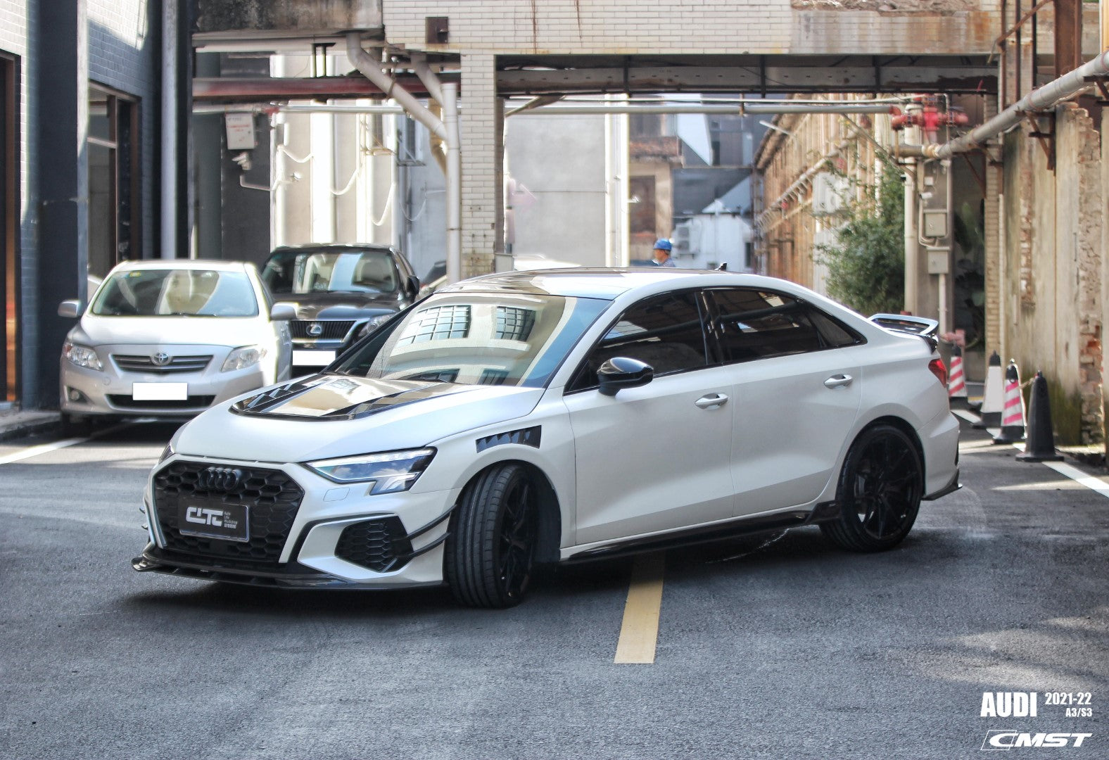 CMST Carbon Fiber Side Skirts for Audi S3 A3 8Y 2021-ON