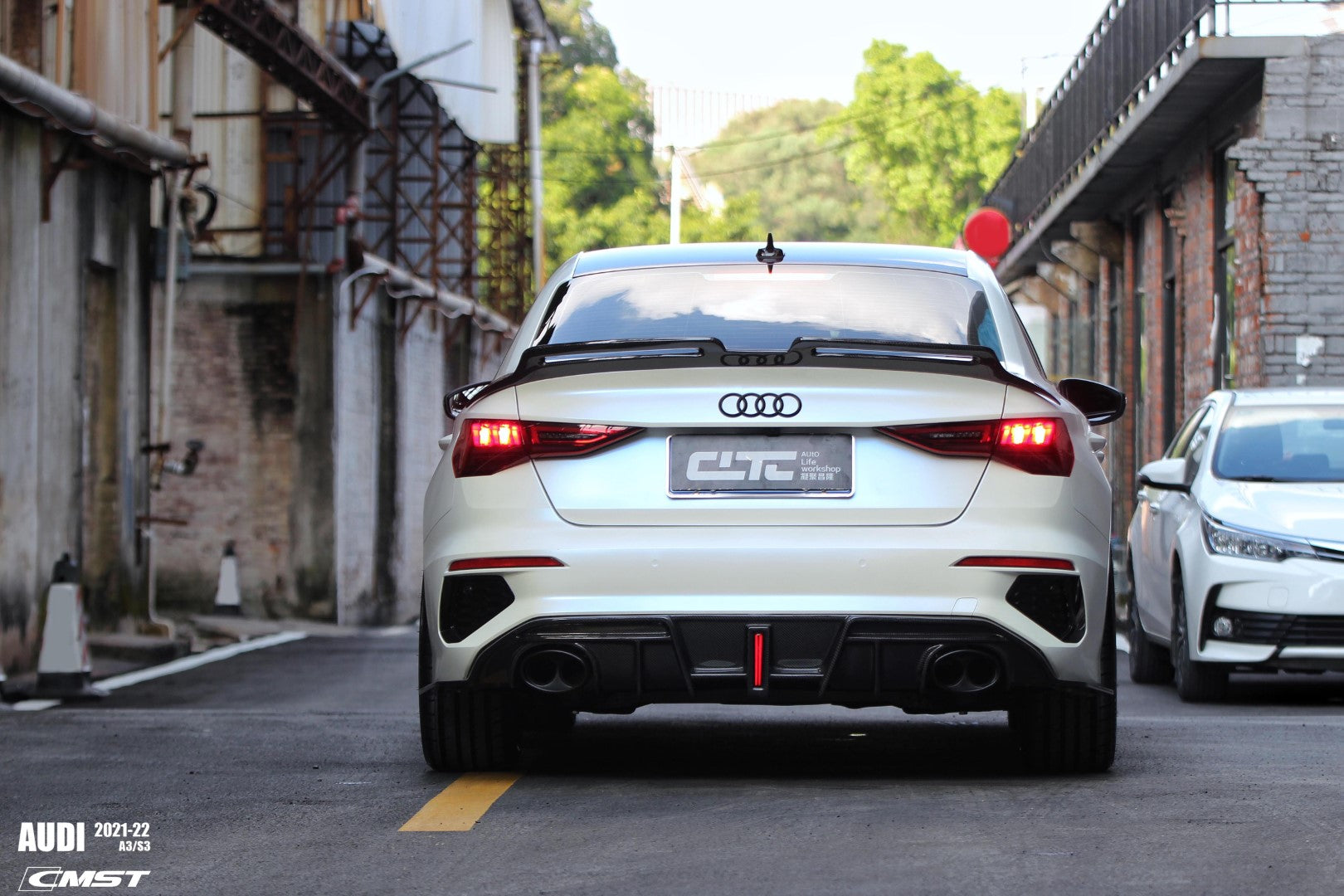 CMST Carbon Fiber Rear Spoiler V1 for Audi RS3 S3 A3 8Y 2021-ON