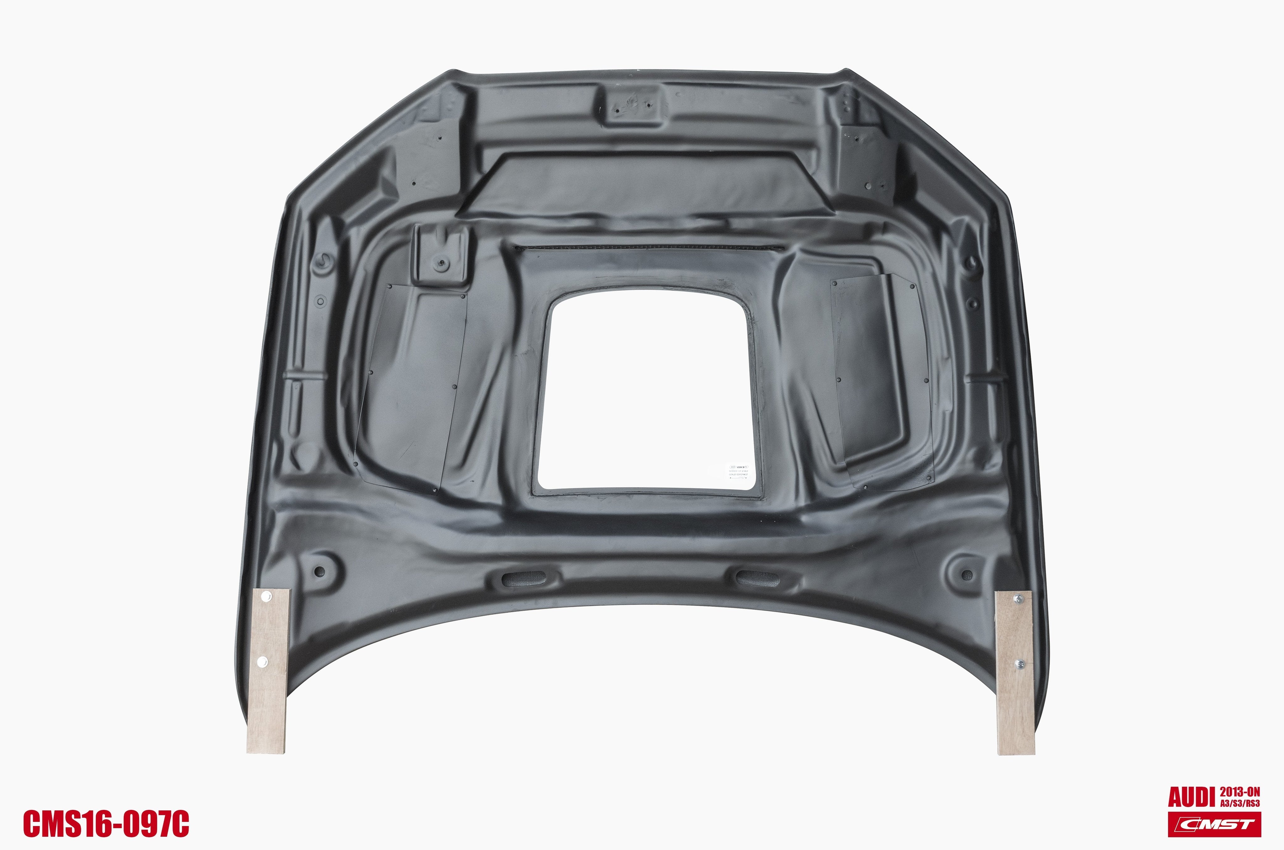 CMST Glass Transparent Carbon Fiber Hood Bonnet Ver.3 for Audi RS3 2018-2020 & 2014-2020 A3 & A3 S Line & S3