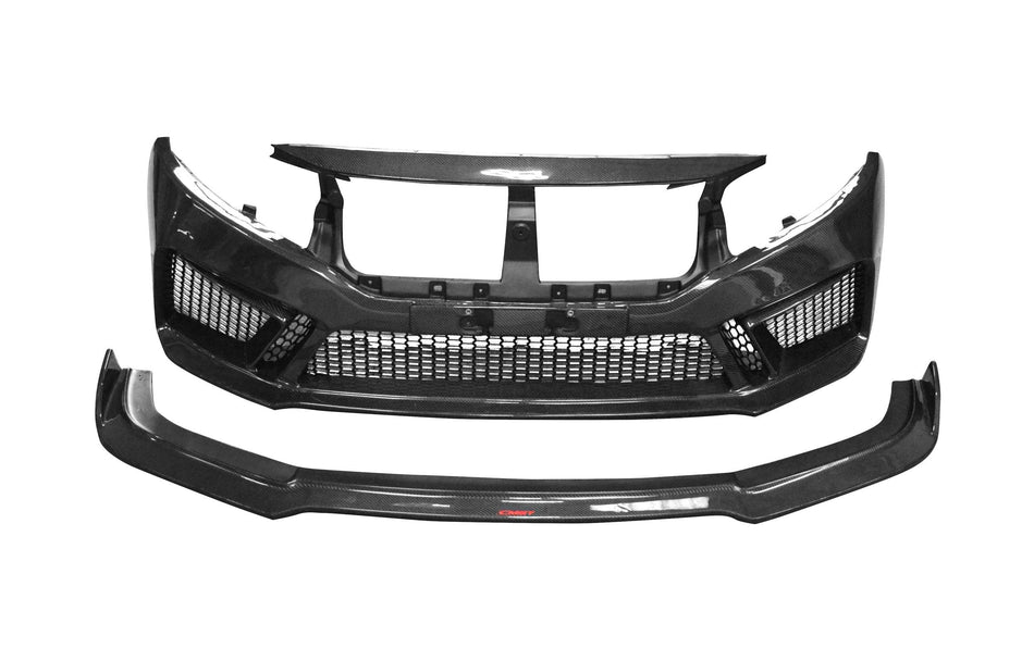 CMST Carbon Fiber Front Bumper & Front Lip for Tuning Honda Honda 10th Gen Civic