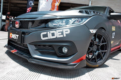 CMST Carbon Fiber Front Grill & Eye Lid Eyebrows for Honda 10th Gen Civic