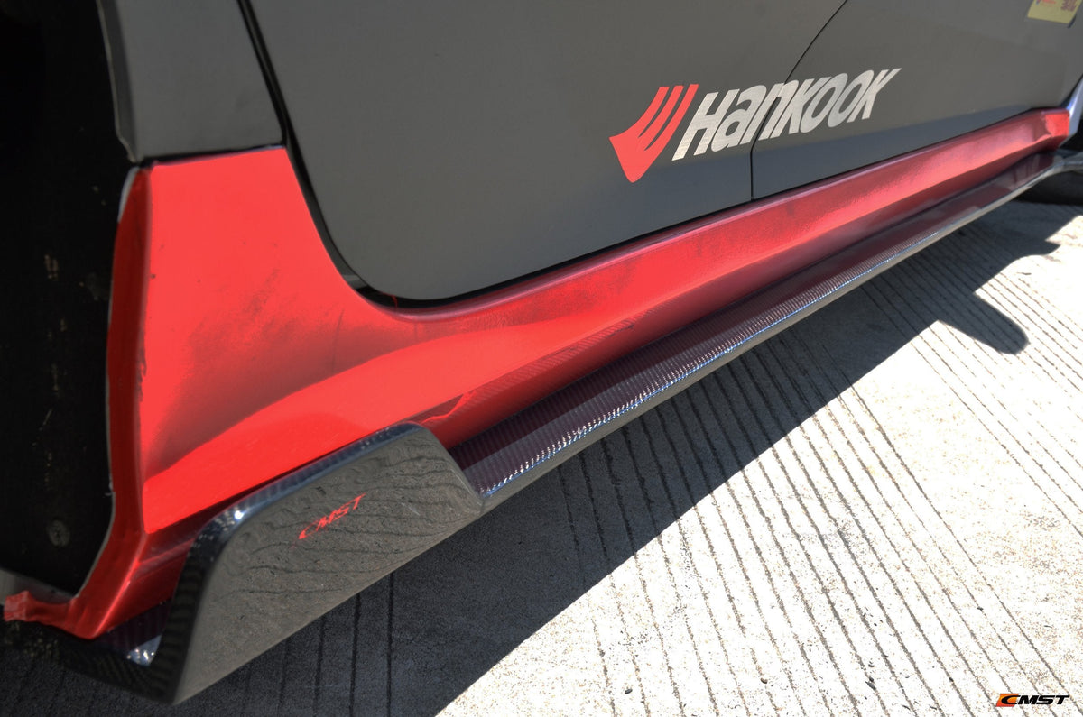 CMST Carbon Fiber Side Skirts for Honda 10th Gen Civic