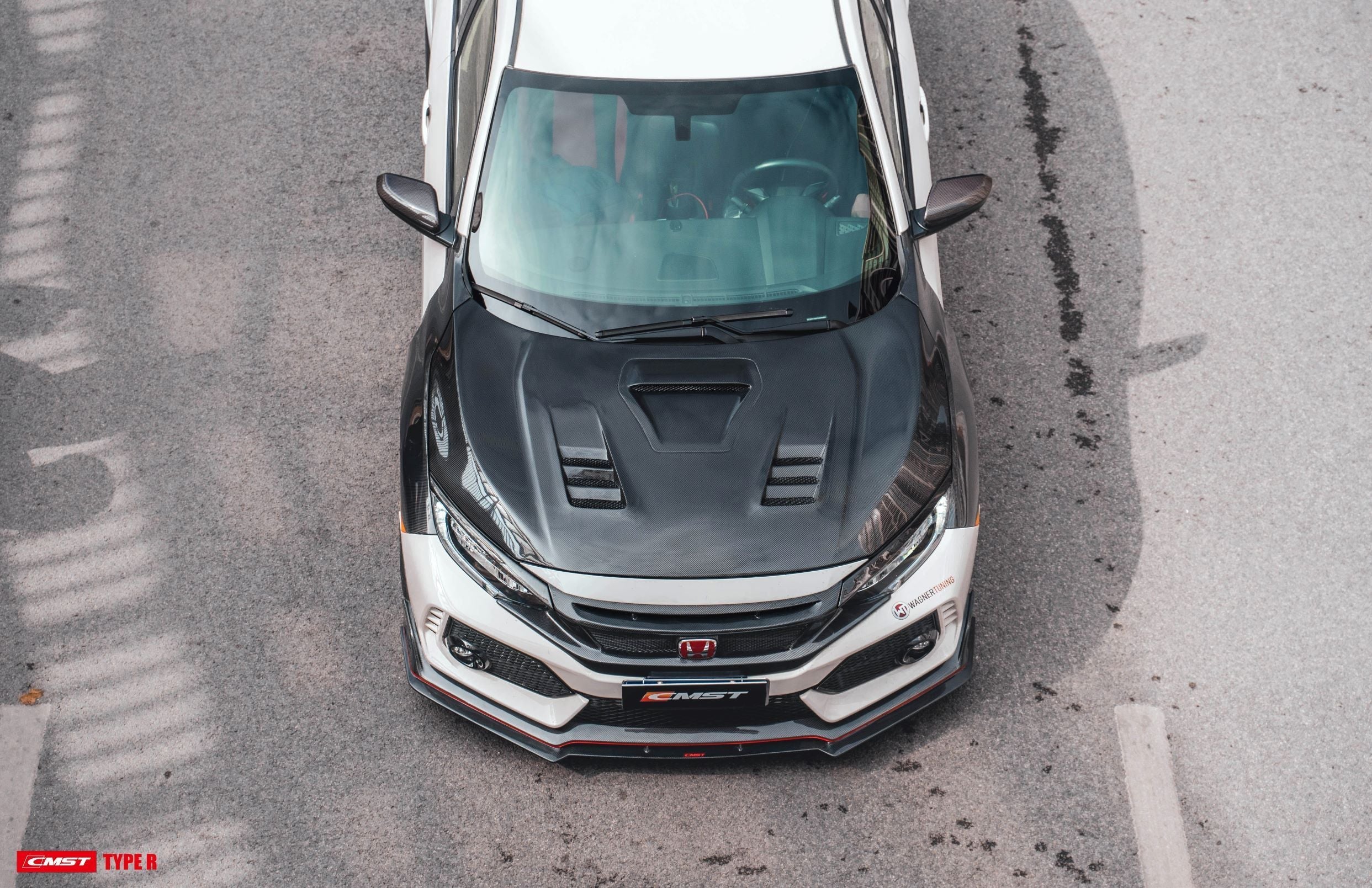 CMST Carbon Fiber CM-Style Hood Bonnet for Honda FK8 Civic Type-R (2017-ON)