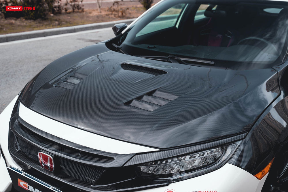 CMST Carbon Fiber CM-Style Hood Bonnet for Honda FK8 Civic Type-R (2017-ON)