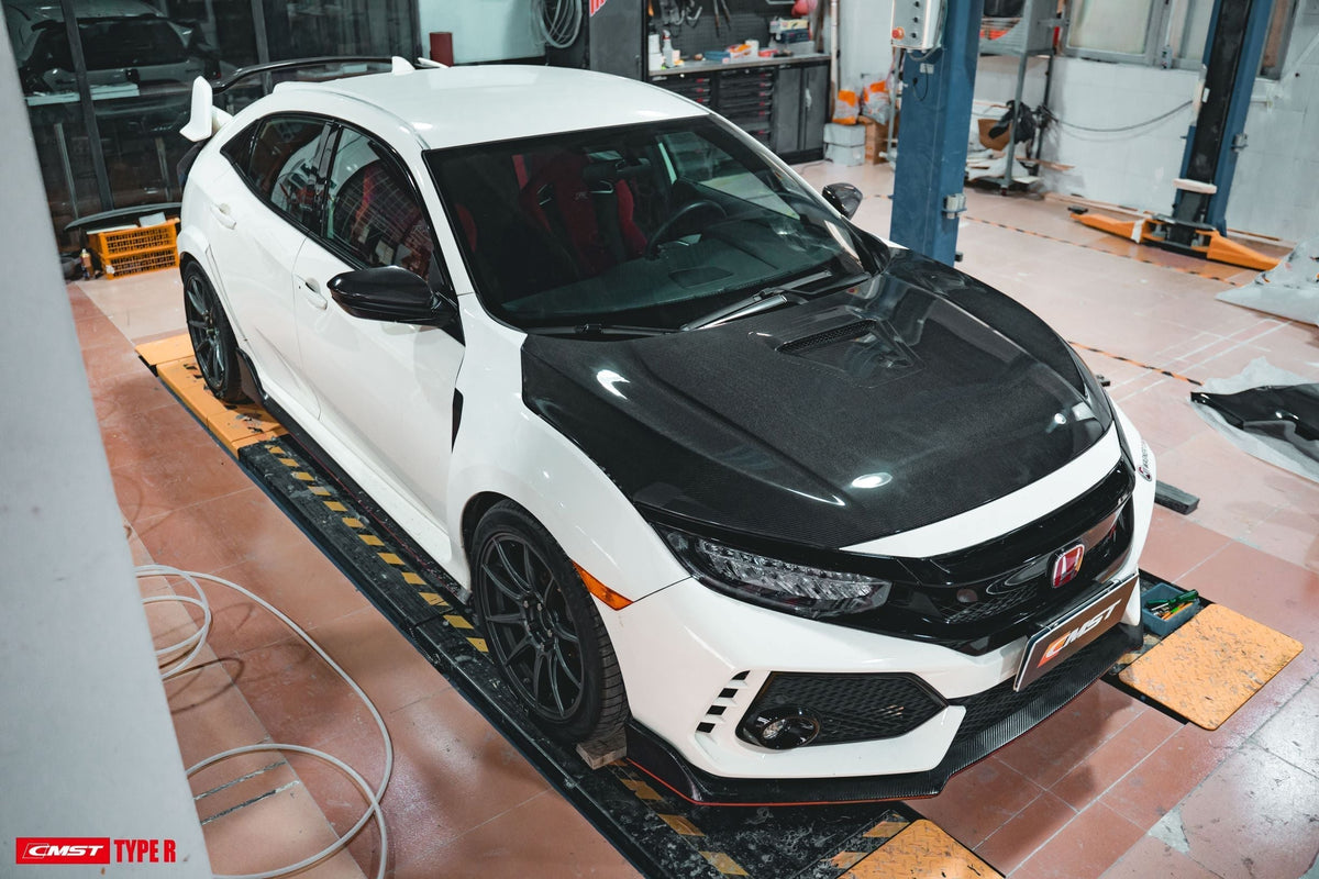 CMST Carbon Fiber Front Lip Splitter for Honda FK8 Civic Type-R