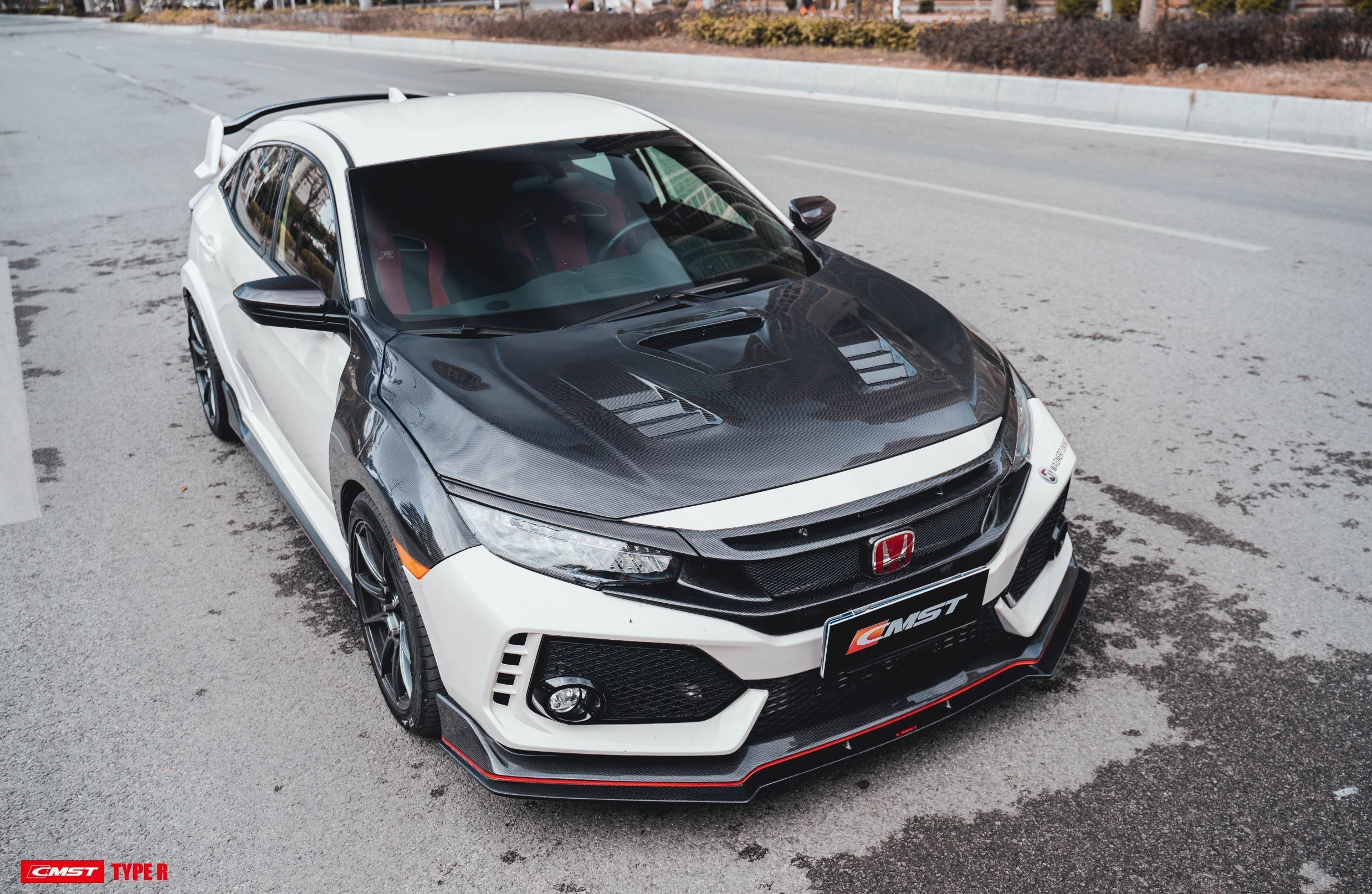 CMST Carbon Fiber Front Lip Splitter for Honda FK8 Civic Type-R