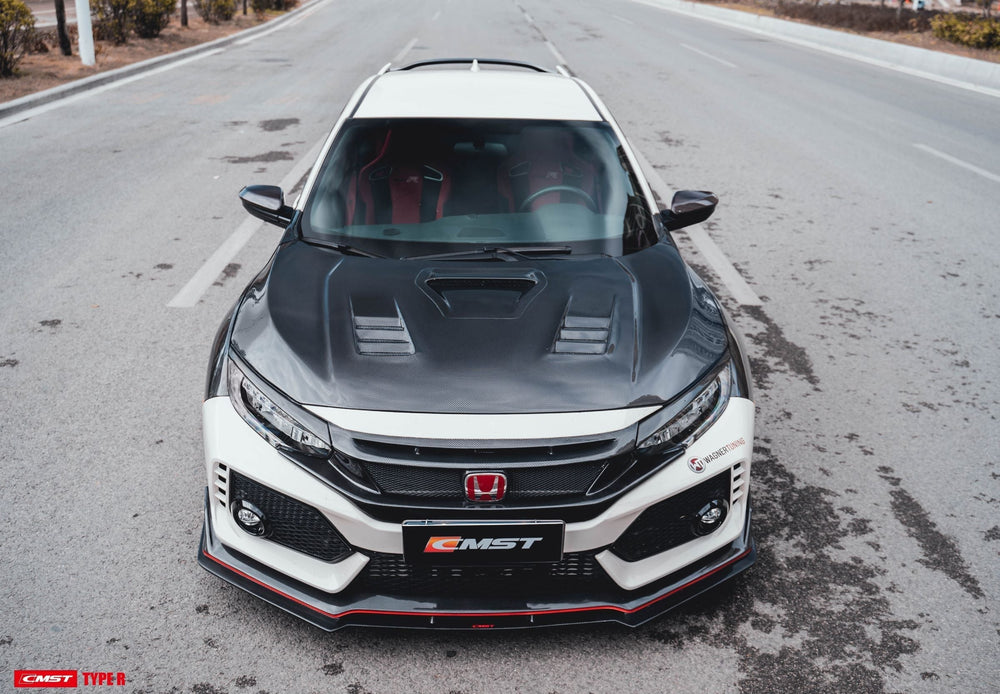 CMST Carbon Fiber Front Lip Splitter for Honda FK8 Civic Type-R