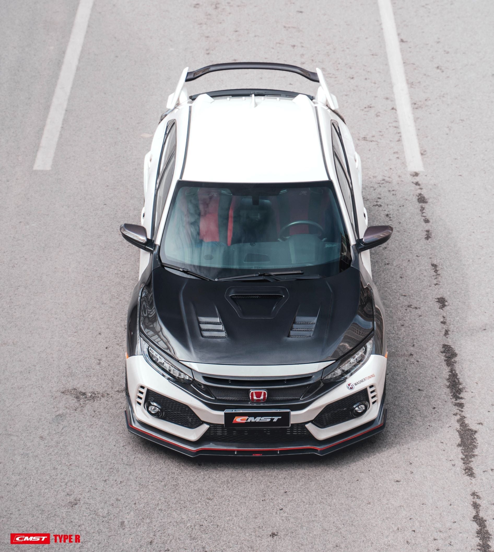 CMST Carbon Fiber Front Lip Splitter for Honda FK8 Civic Type-R