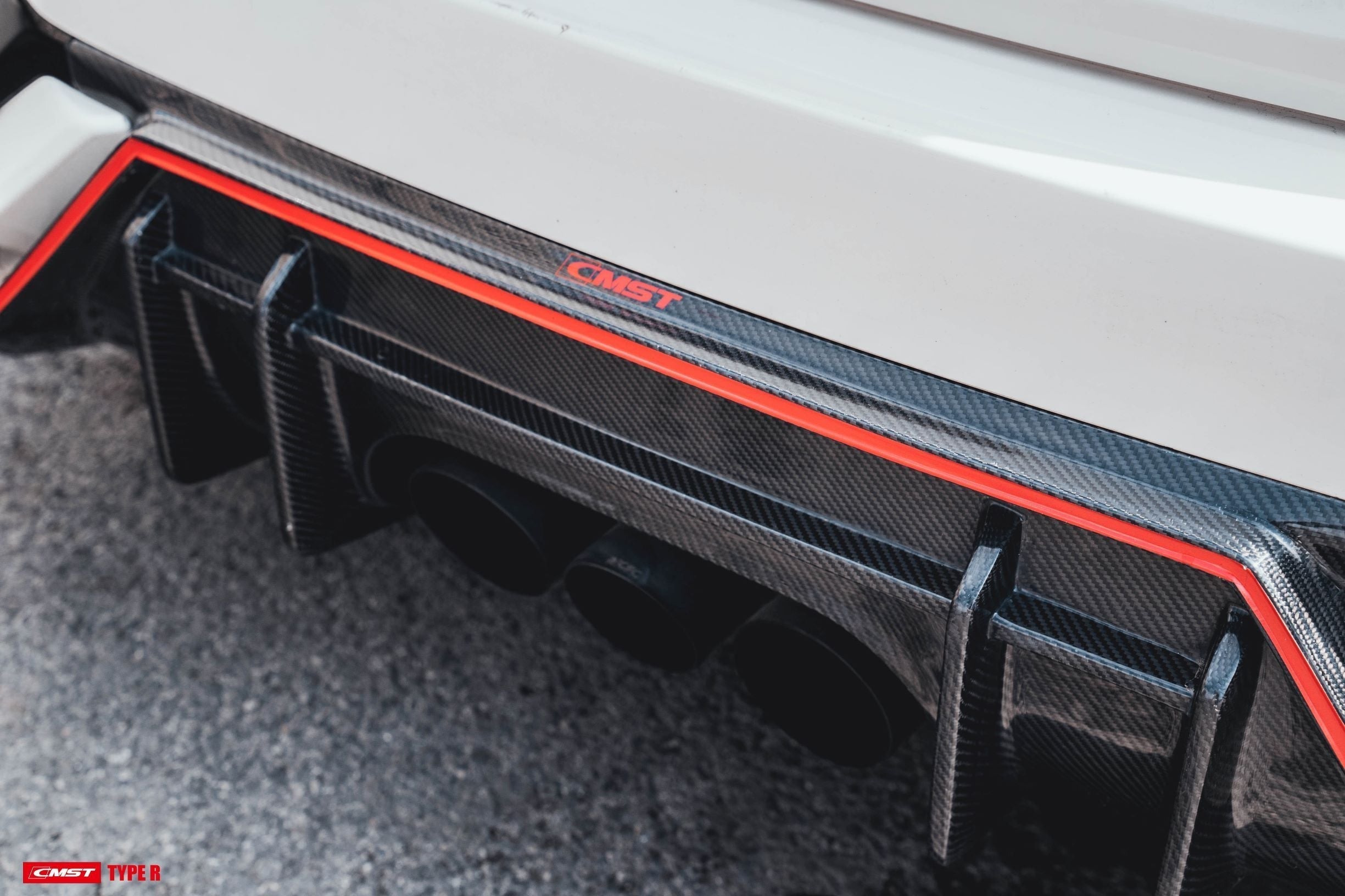 CMST Carbon Fiber Rear Diffuser for Honda FK8 Civic Type-R