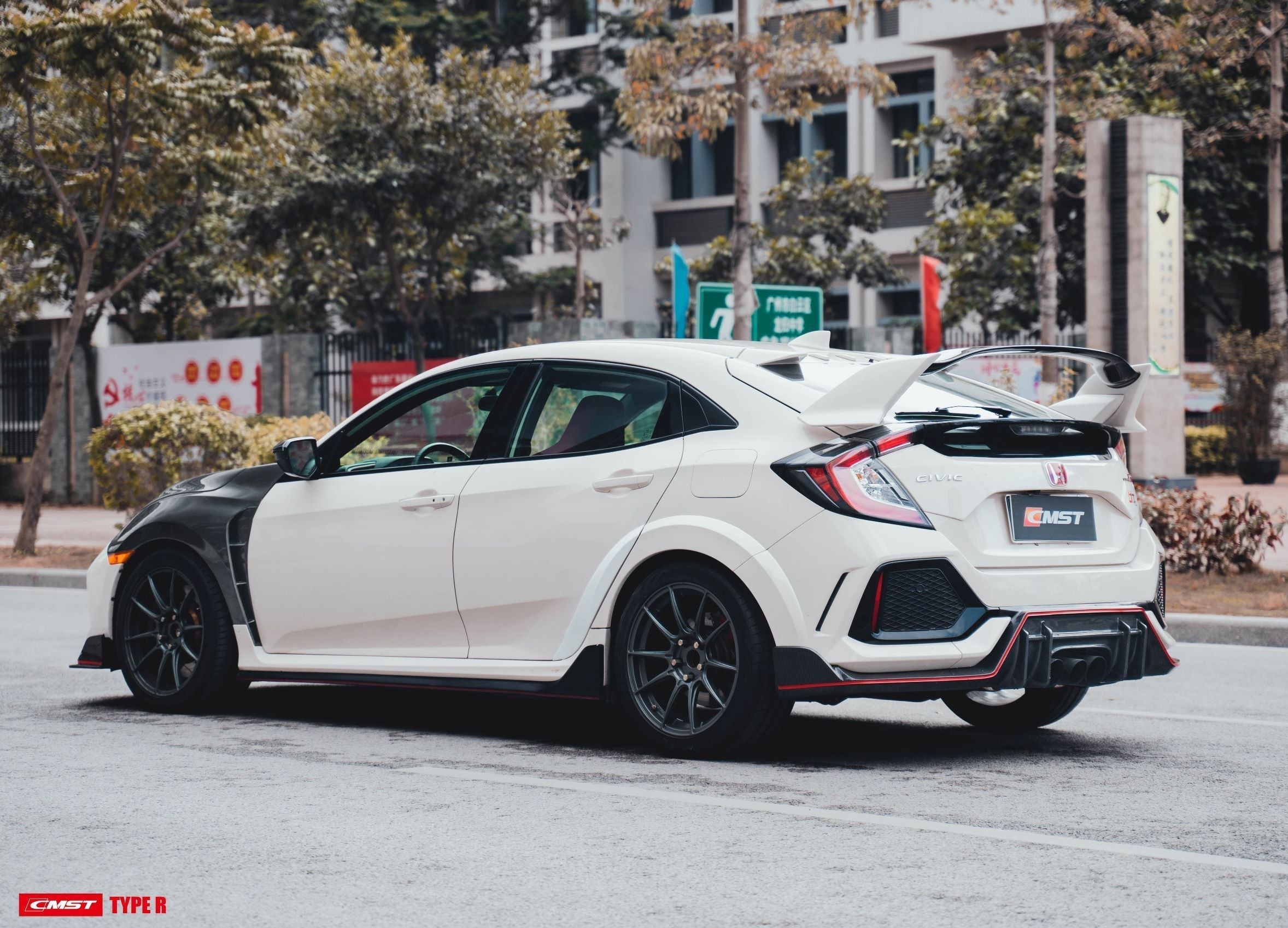 CMST Carbon Fiber Rear Diffuser for Honda FK8 Civic Type-R