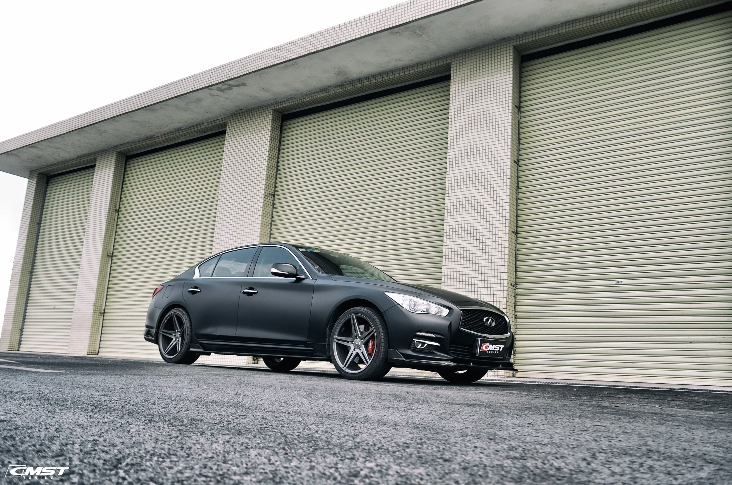 CMST Carbon Fiber Side Skirts for Infiniti Q50 2014-2022