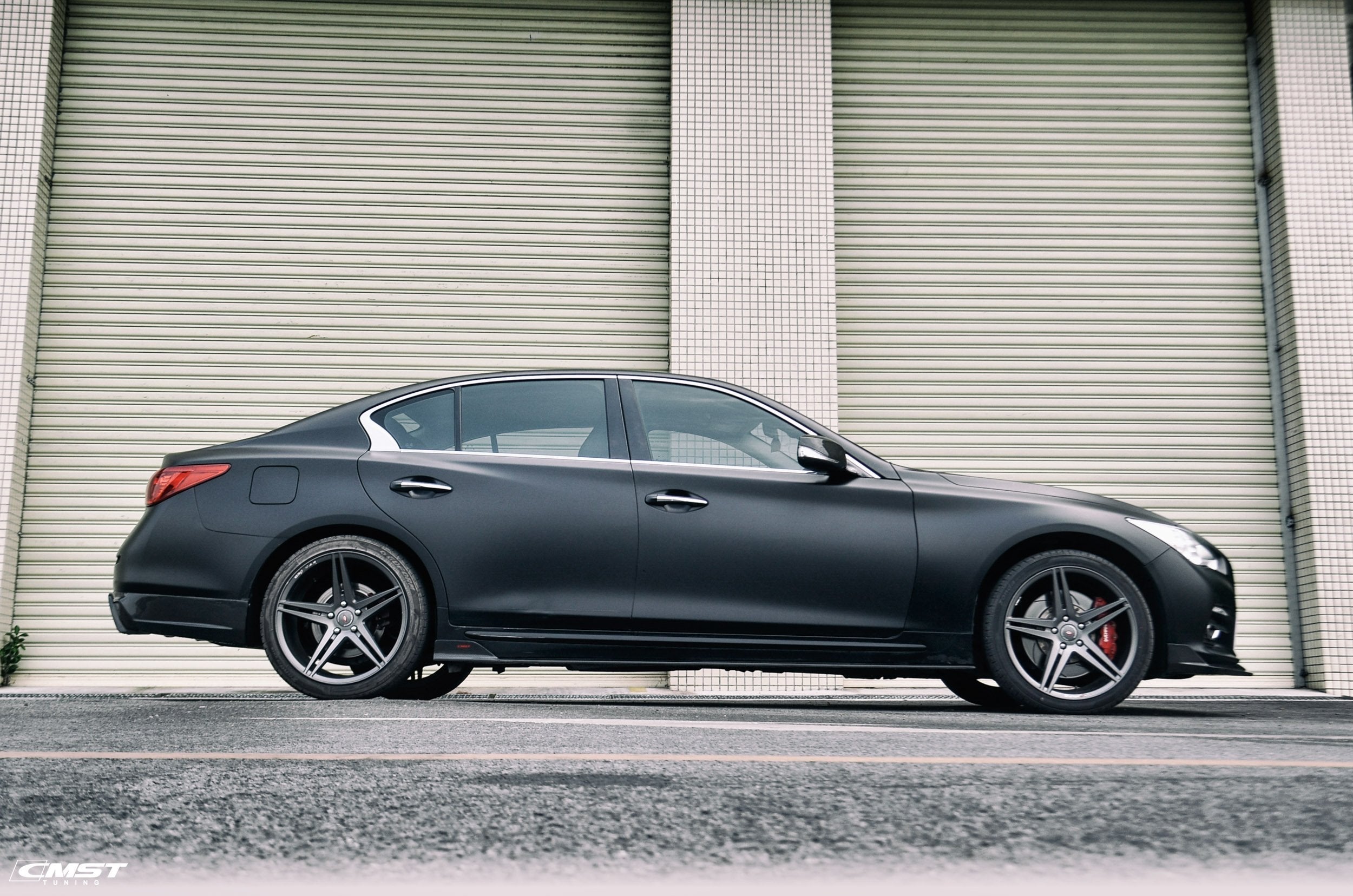 CMST Carbon Fiber Side Skirts for Infiniti Q50 2014-2022