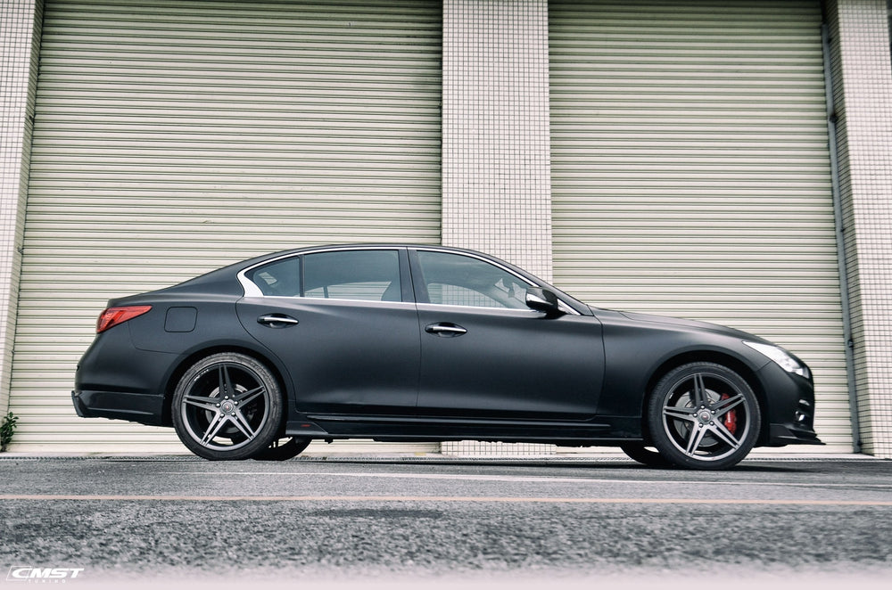 CMST Carbon Fiber Side Skirts for Infiniti Q50 2014-2022