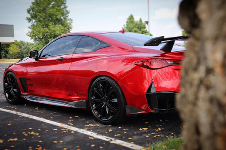 CMST Carbon Fiber Rear Bumper & Diffuser for Infiniti Q60 to Project Black S concept 2017-2022