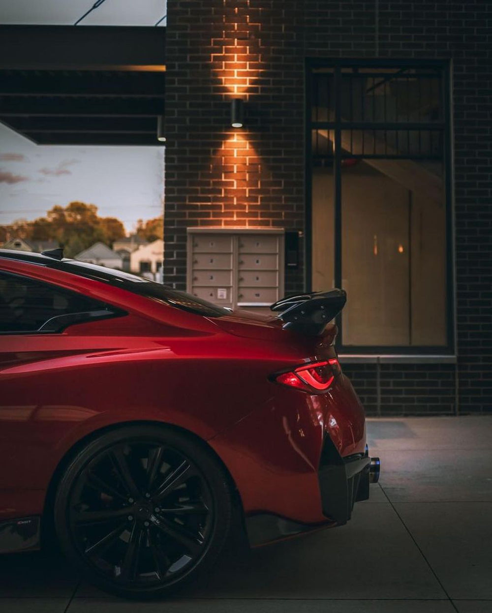 CMST Carbon Fiber Rear Bumper & Diffuser for Infiniti Q60 to Project Black S concept 2017-2022