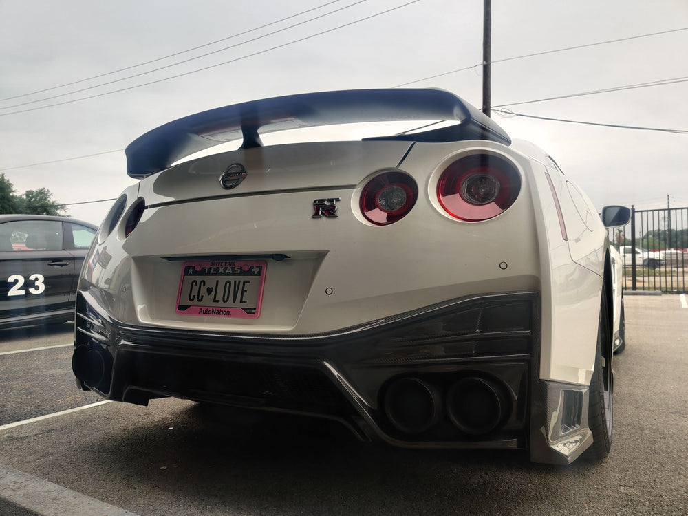 CMST Nismo Style Polypropylene Rear Bumper & Carbon Fiber Rear Diffuser for Nissan GTR GT-R R35 2008-ON