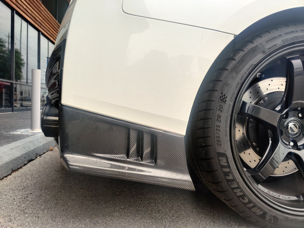 CMST Nismo Style Polypropylene Rear Bumper & Carbon Fiber Rear Diffuser for Nissan GTR GT-R R35 2008-ON