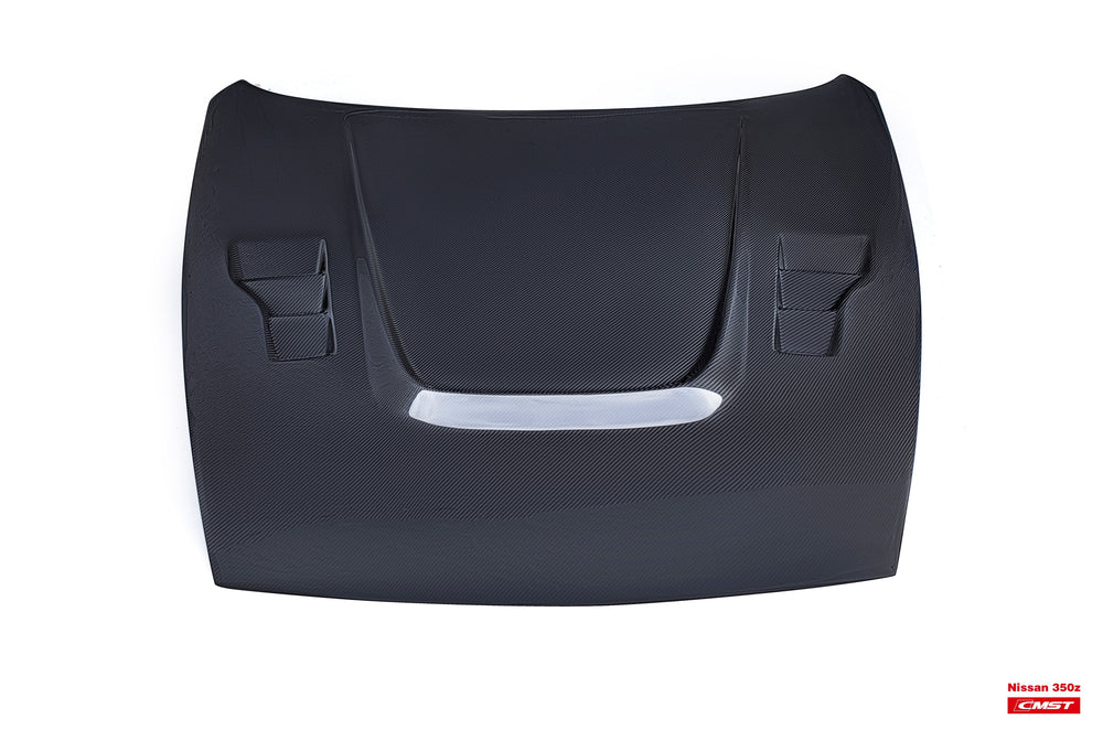 CMST Carbon Fiber Hood With 3 Vents ver.2 for Nissan 370Z Z34 Fairlady Z Vented