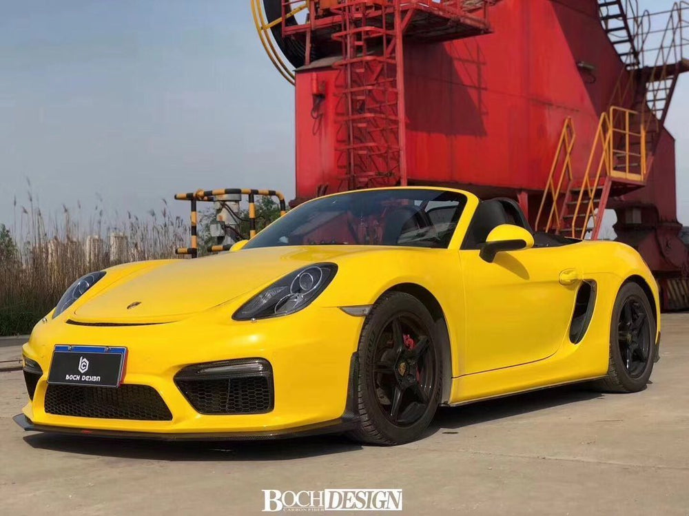 CMST GT4 Style Front Bumper & Lip for Porsche 2012-2015 Cayman/Boxster 981