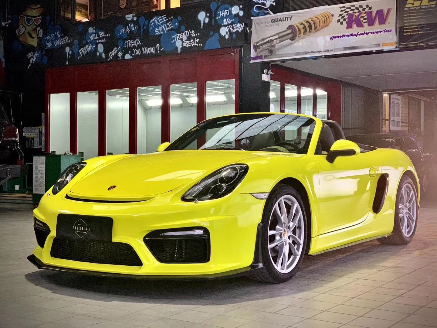 CMST GT4 Style Front Bumper & Lip for Porsche 2012-2015 Cayman/Boxster 981