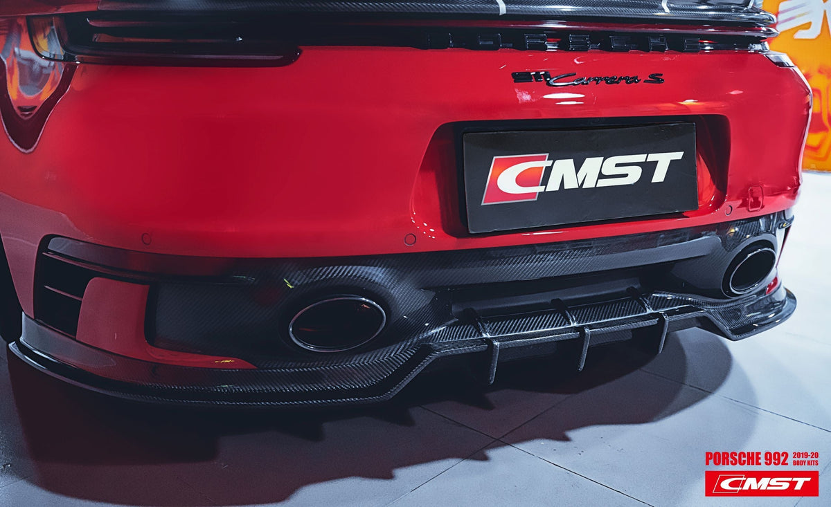 CMST Carbon Fiber Rear Diffuser for Porsche 911 992 2020