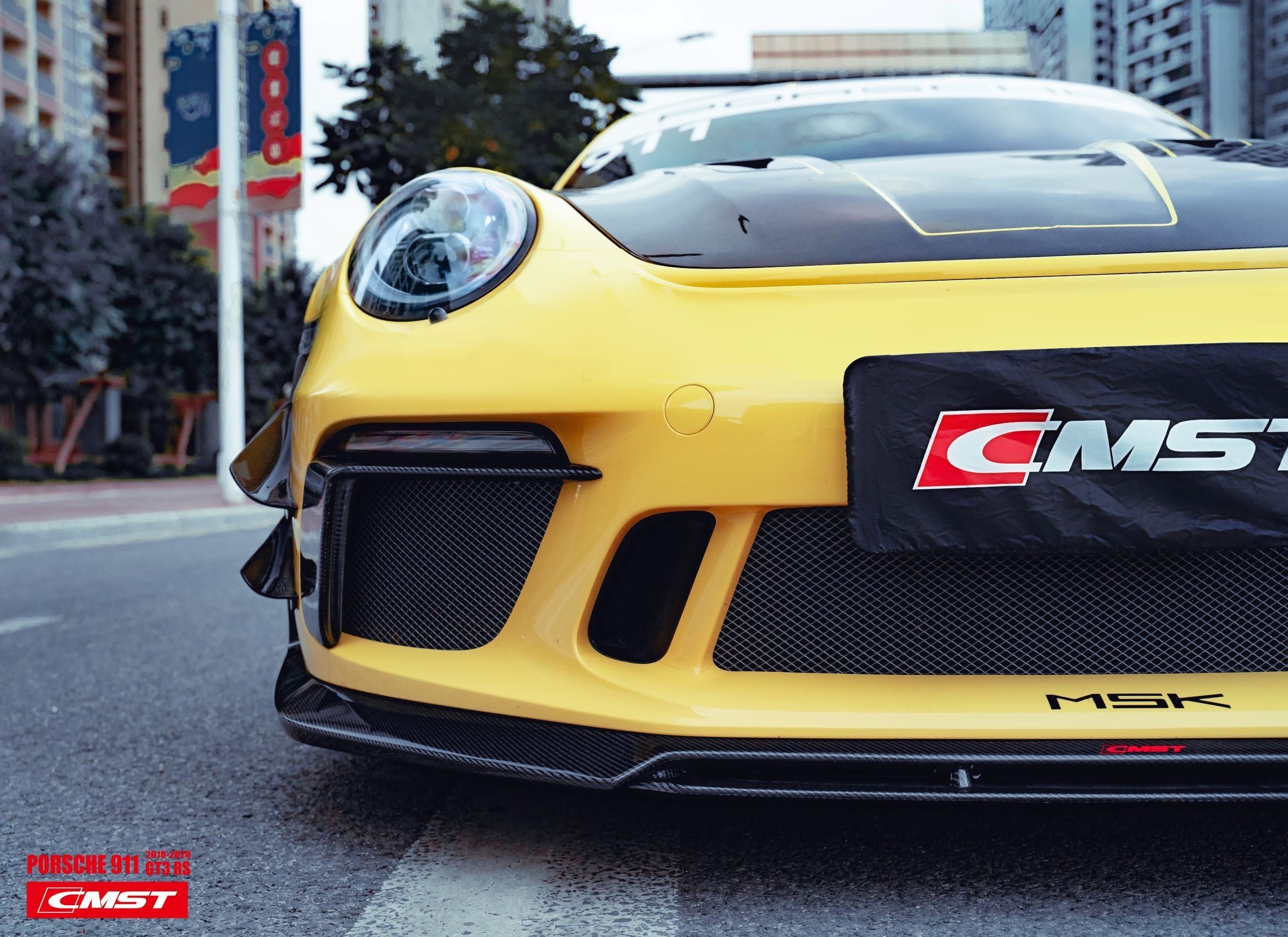 CMST Carbon Fiber Front Lip for Porsche  991 991.2 GT3RS